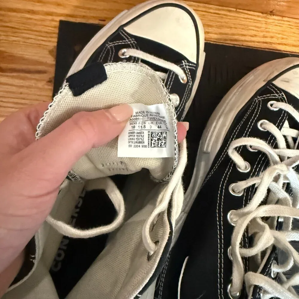 Converse Run Star Legacy CX B&W Unisex SZ 11.5W